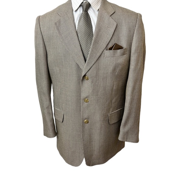 FENZIA MENS SPORT BLAZER, SIZE 44R A BLEND OF SILK AND WOOL. IN GREAT CO… - Picture 4 of 12